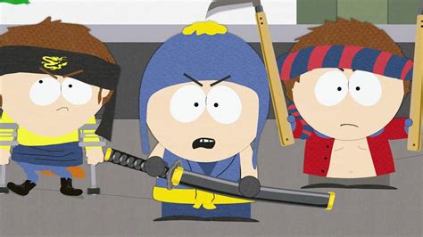 Ninja episode south park - Season 8 E 1 • 03/17/2004. The boys are transformed into Japanese Warriors after they trick a vendor and buy martial arts weapons at a local flea market. More.